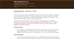 Desktop Screenshot of derekmartin.ca